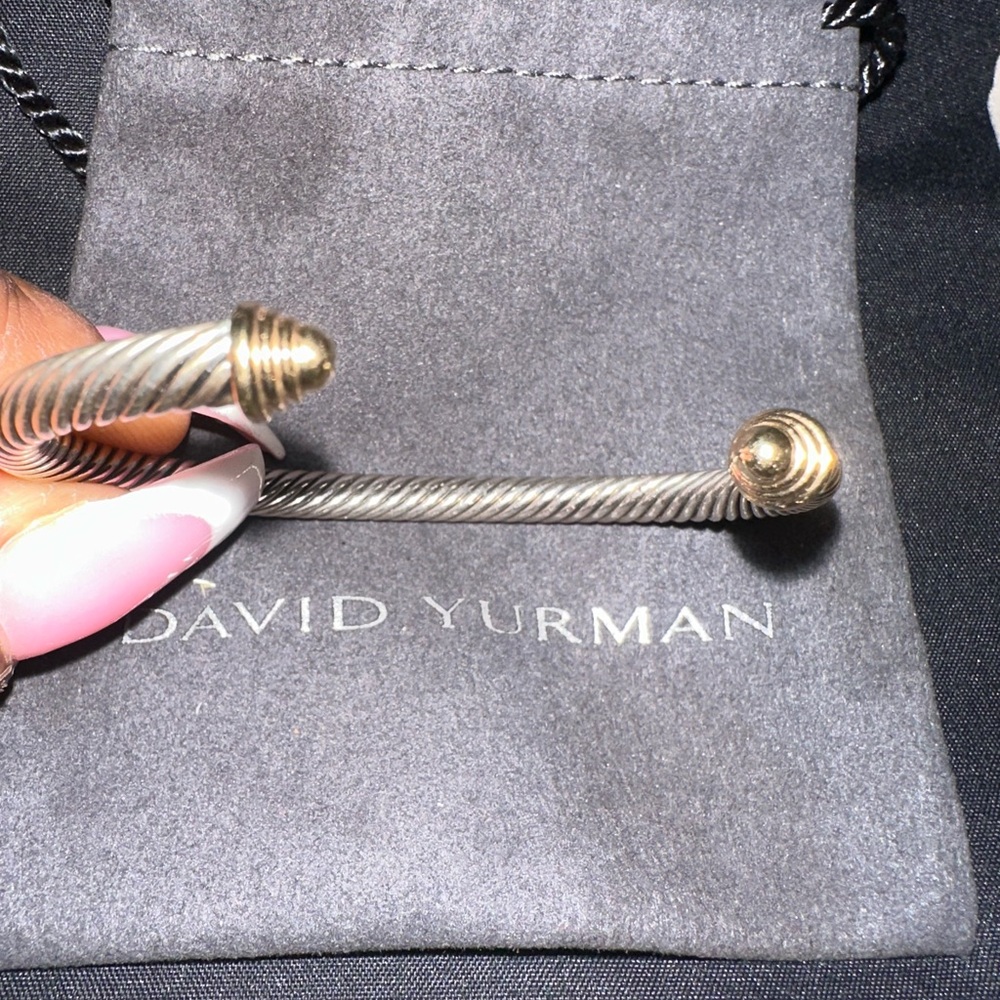 David Yurman Two-Tone Cable Cuff